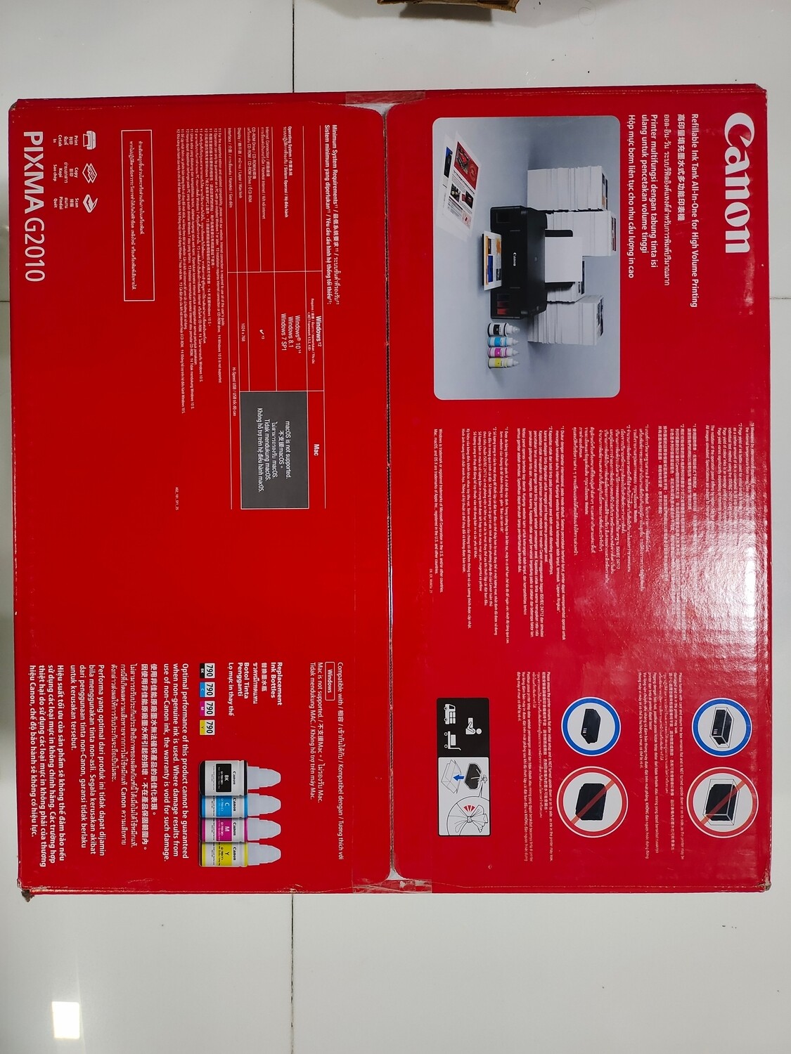 Canon Pixma G2010 Multifunction Color Ink Tank Printer