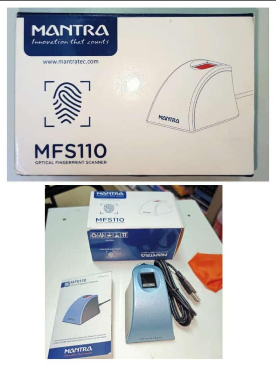 Mantra MFS110 Biometric Fingerprint Mantra MFS110 Biometric Fingerprint