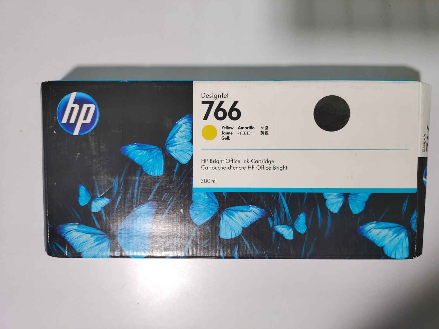 HP DesignJet 766 / 766B Ink Cartridge, Yellow, 300ml