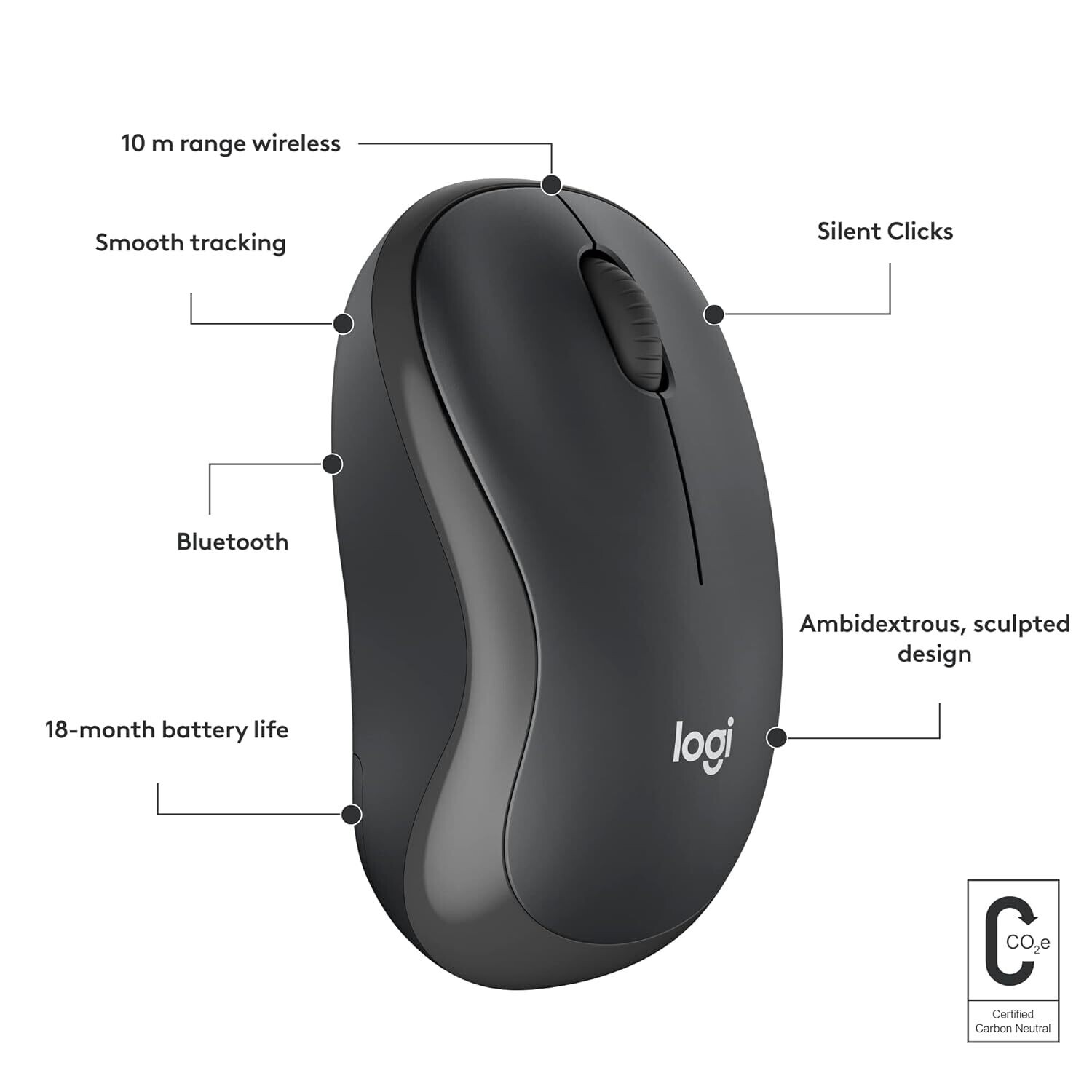 Logitech M240 Silent Bluetooth Mouse
