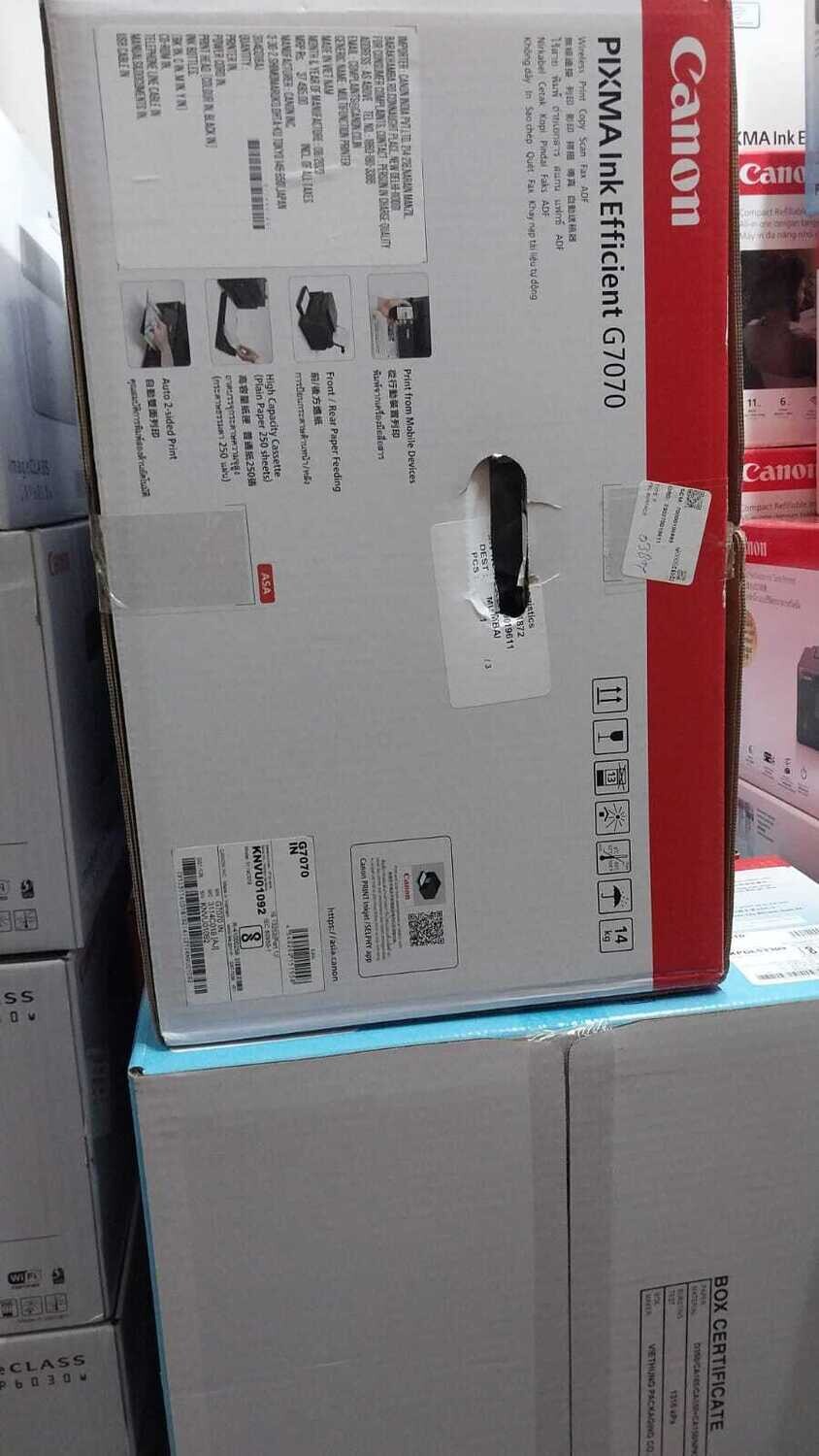 Canon G7070 Wireless Ink Tank Color Printer with  FAX and ADF