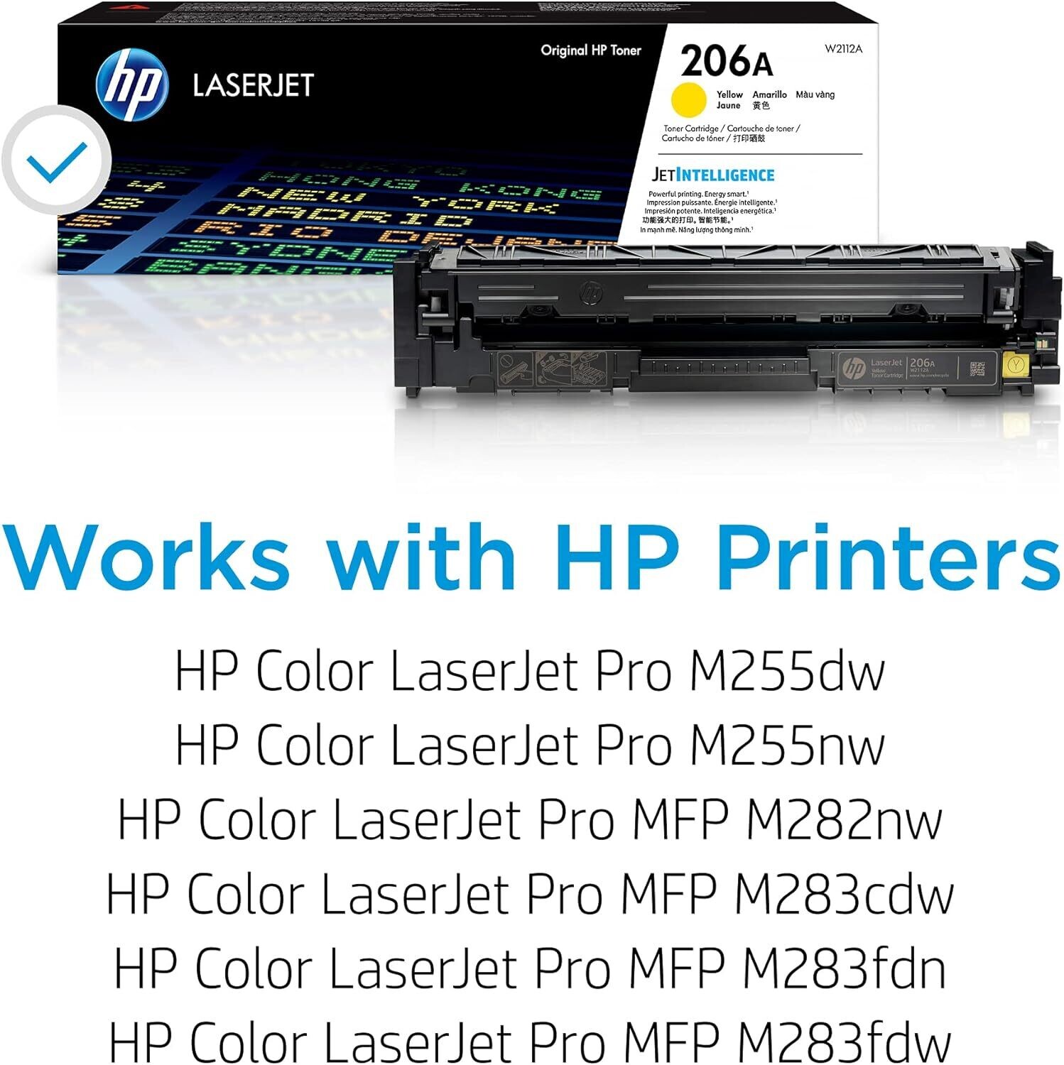HP 206A Yellow Toner Cartridge