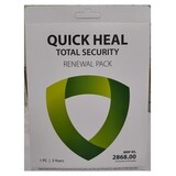 Renewal, 1 User, 3 Year, Quick Heal Total (Pack of 10)