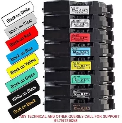 Compatible Brother TZE 651 Black on Yellow Label Tape 24MM