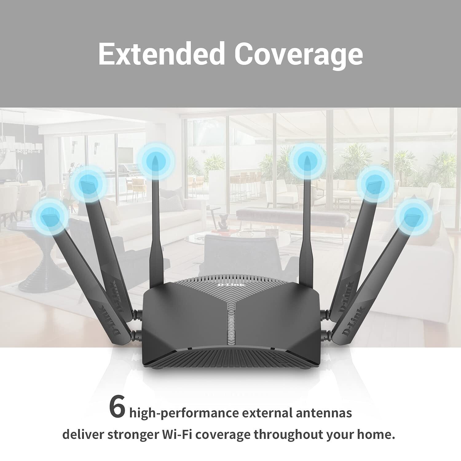 D-Link DIR-3040 AC3000 High-Power Wi-Fi Tri-Band Gigabit Router