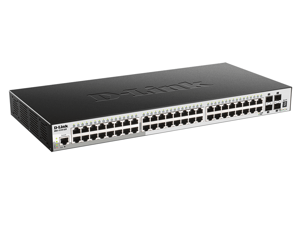 D-Link DGS-1510-52X Gigabit Stackable Smart Managed Switch D-Link DGS-1510-52X Gigabit Stackable Smart Managed Switch