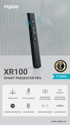 Rapoo XR100 Smart Laser Presenter Pen