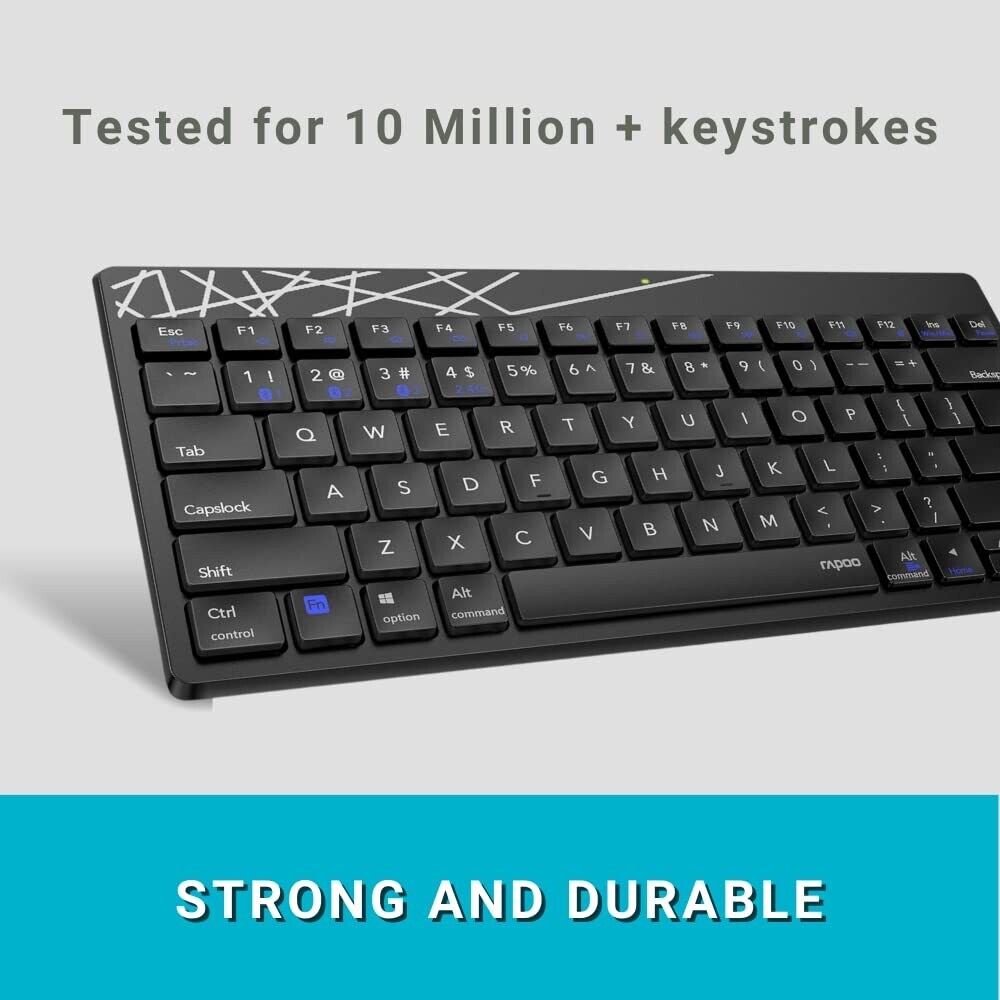 Rapoo 8000M Multi-Mode Keyboard and Mouse