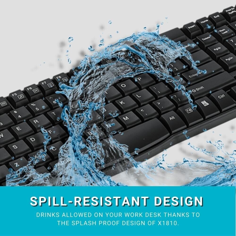 Rapoo X1810 Wireless Mouse Keyboard