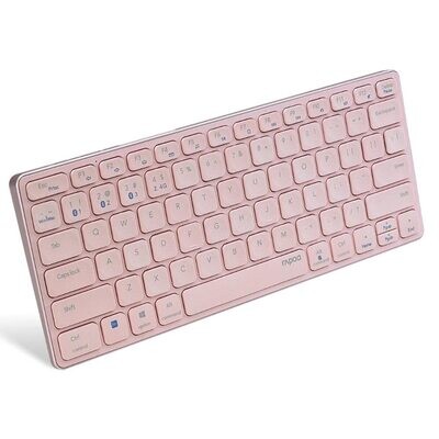 Rapoo E9050G Multi-mode Wireless keyboard pink