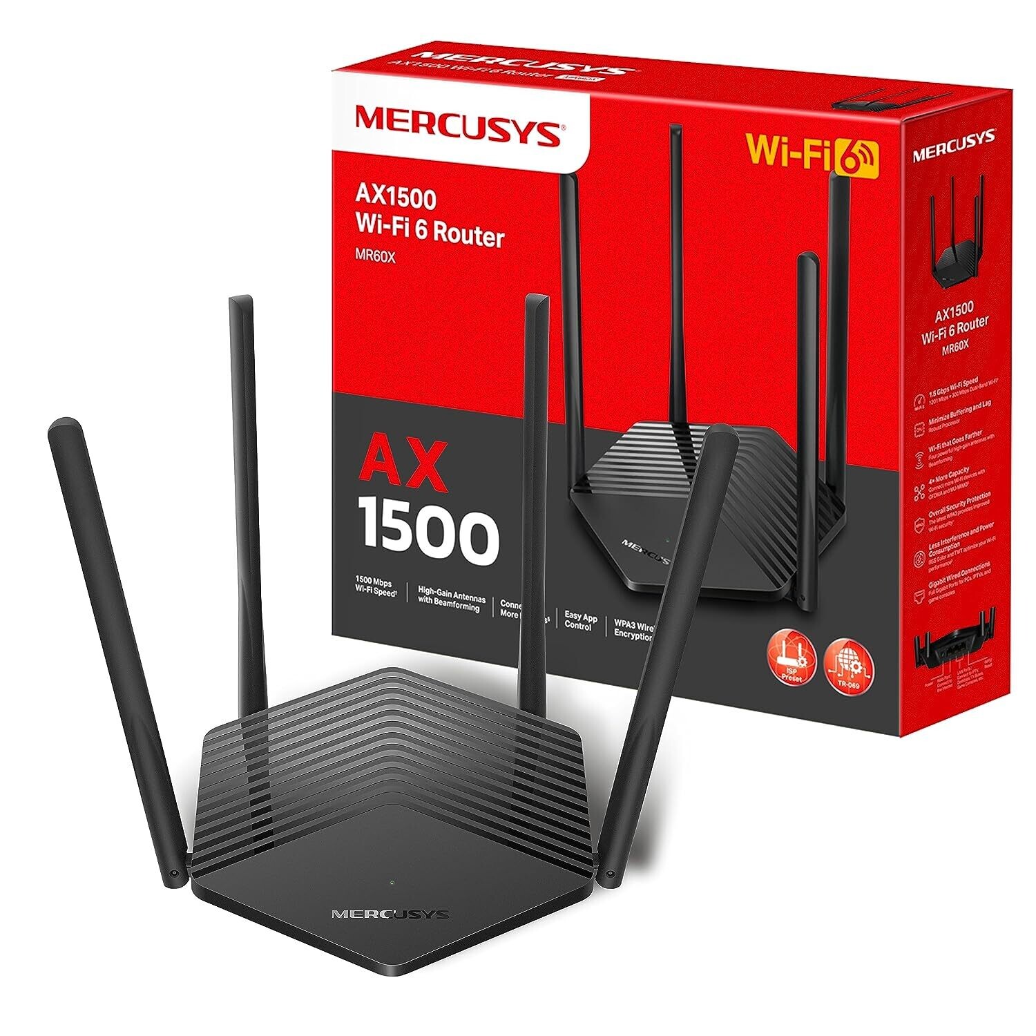 Mercusys MR60X AX1500 WiFi 6 Router