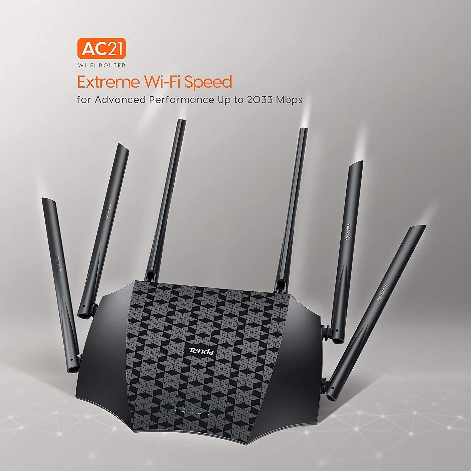 Tenda AC2100 Dual-Band Gigabit Wireless Router Tenda AC2100 Dual-Band Gigabit Wireless Router