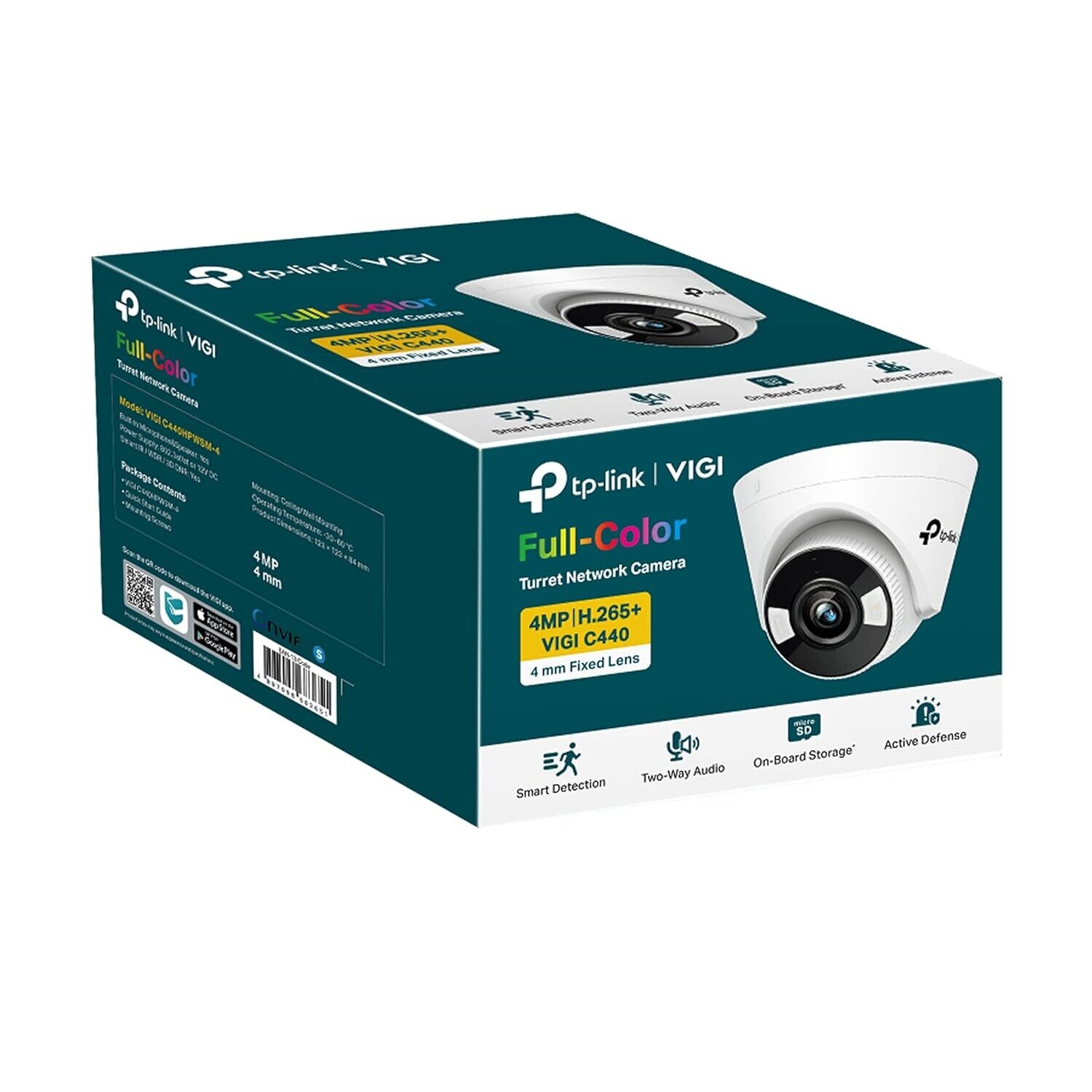 TP-Link VIGIC 440 4MP Full-Color Turret Network Camera TP-Link VIGIC 440 4MP Full-Color Turret Network Camera