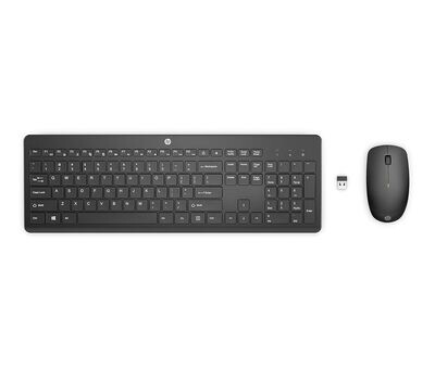 HP 230 Wireless Keyboard Mouse, Black