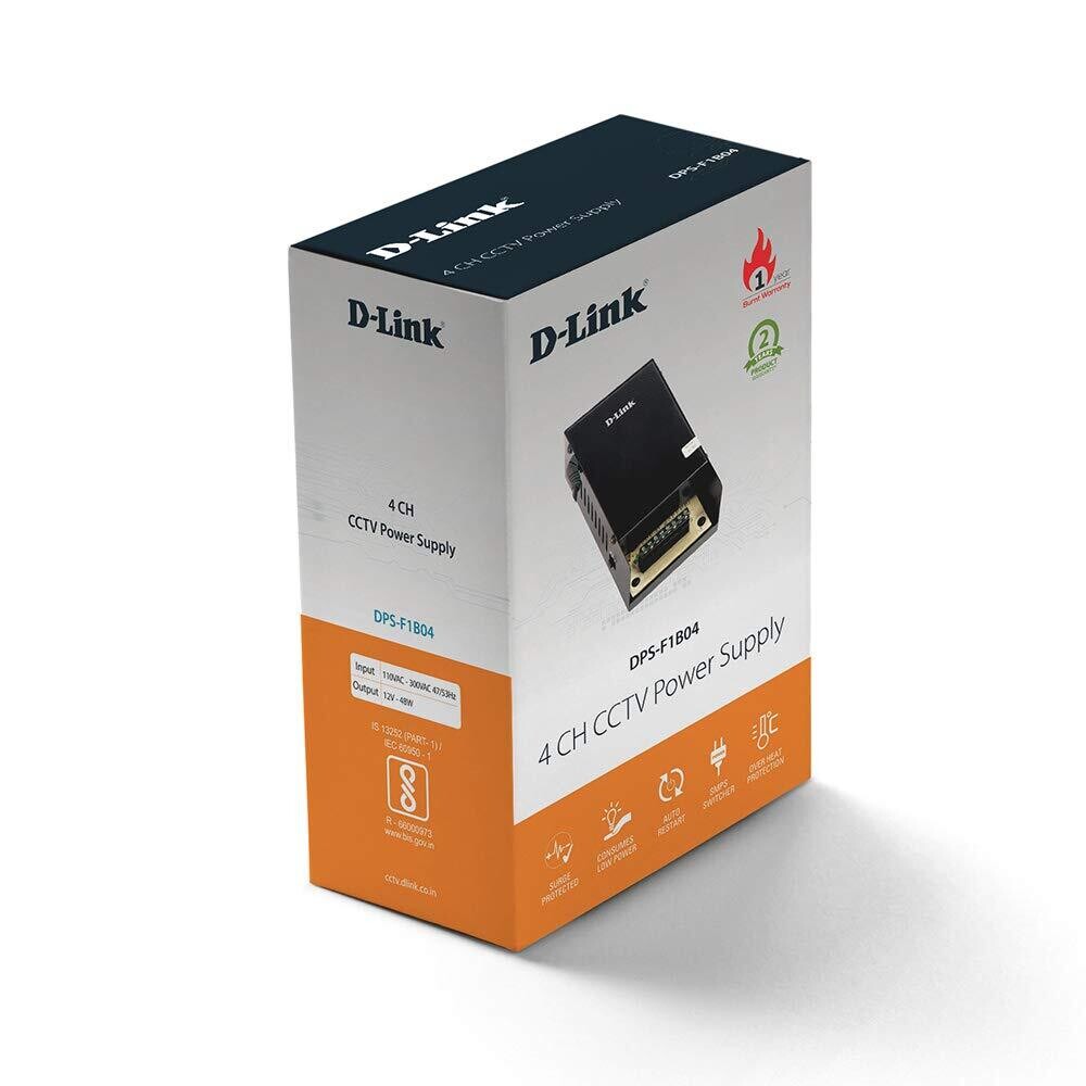D-Link 4CH CCTV Power Supply (DPS-F1B04) D-Link 4CH CCTV Power Supply (DPS-F1B04)