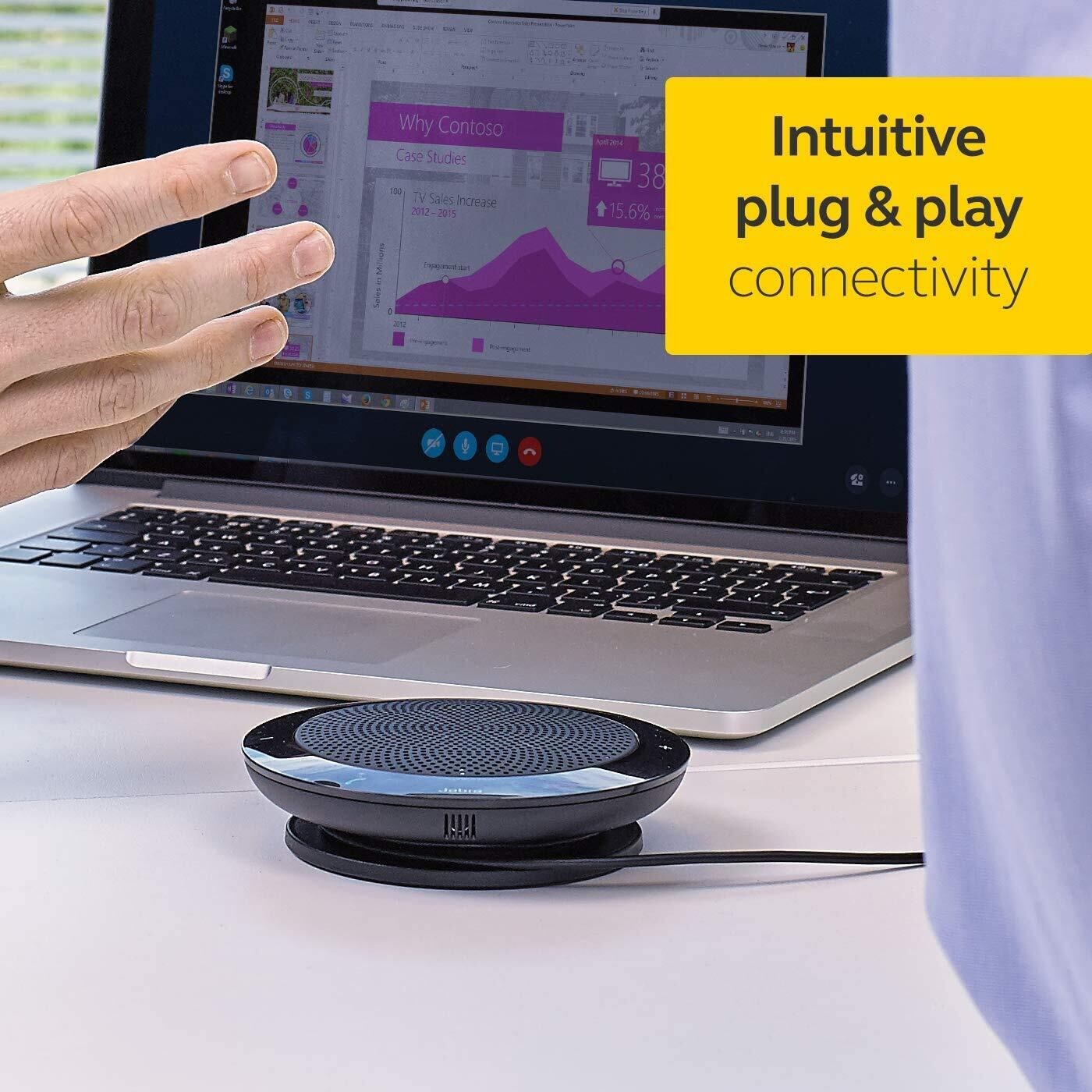 Jabra Speak 410 MS Wired Bookshelf Speaker Jabra Speak 410 MS Wired Bookshelf Speaker