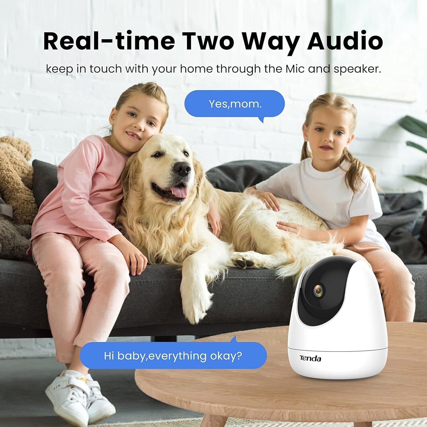 Tenda CP3 Security Pan/Tilt Smart Camera Tenda CP3 Security Pan/Tilt Smart Camera