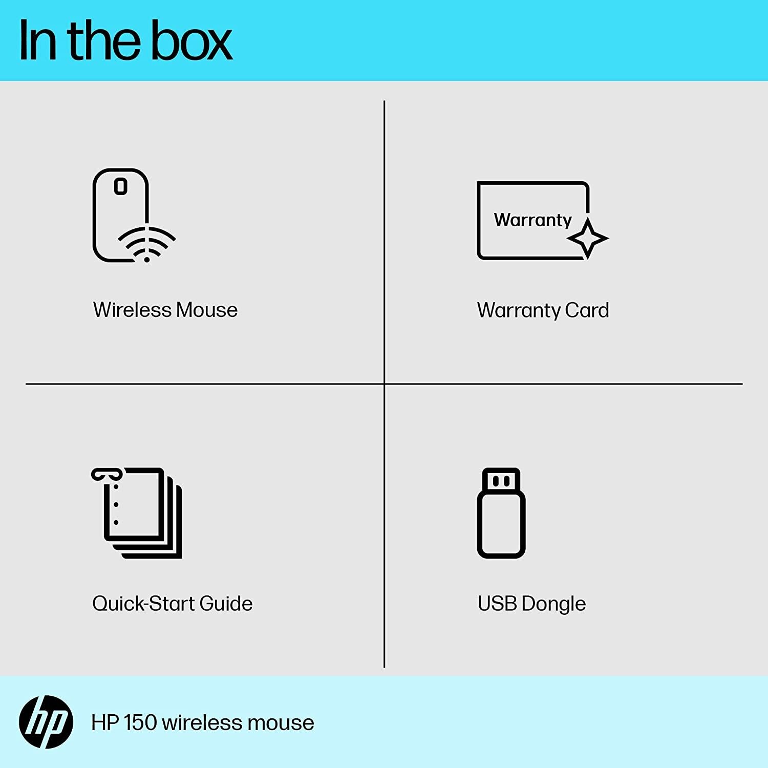 HP 150 Wireless Mouse (2S9L1AA) HP 150 Wireless Mouse (2S9L1AA)