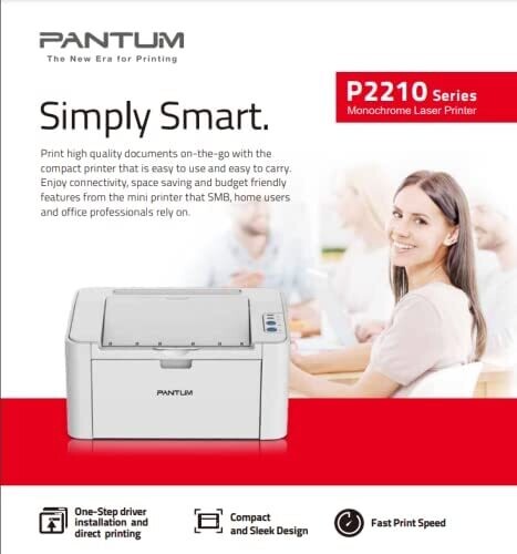 Pantum P2210 Monochrome Laser Printer