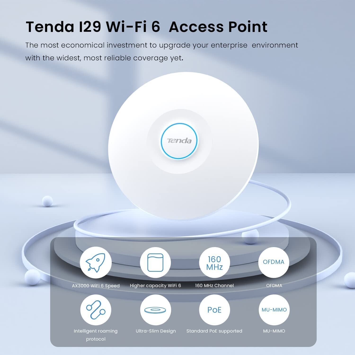 Tenda i29 AX3000 Wi-Fi6 Long-Range Access Point Tenda i29 AX3000 Wi-Fi6 Long-Range Access Point