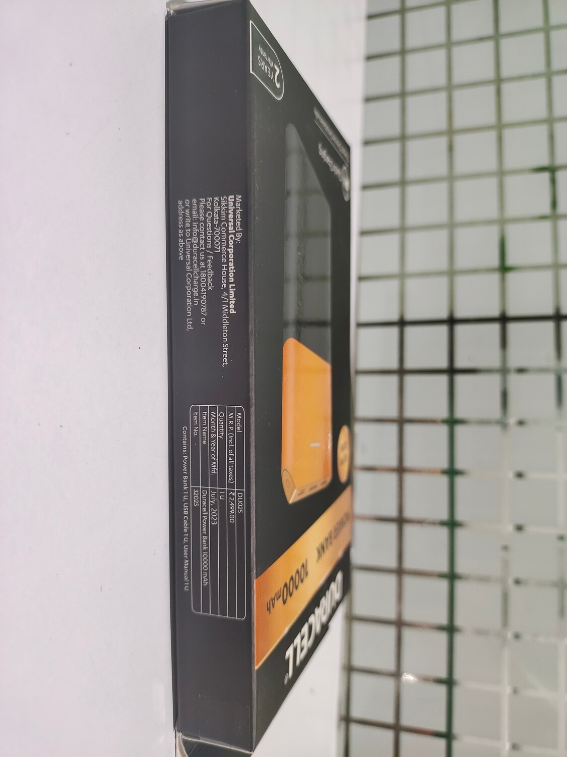 Duracell 10000mAh  Power Bank