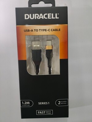 Duracell USB to type c & charging cable sl1 du021