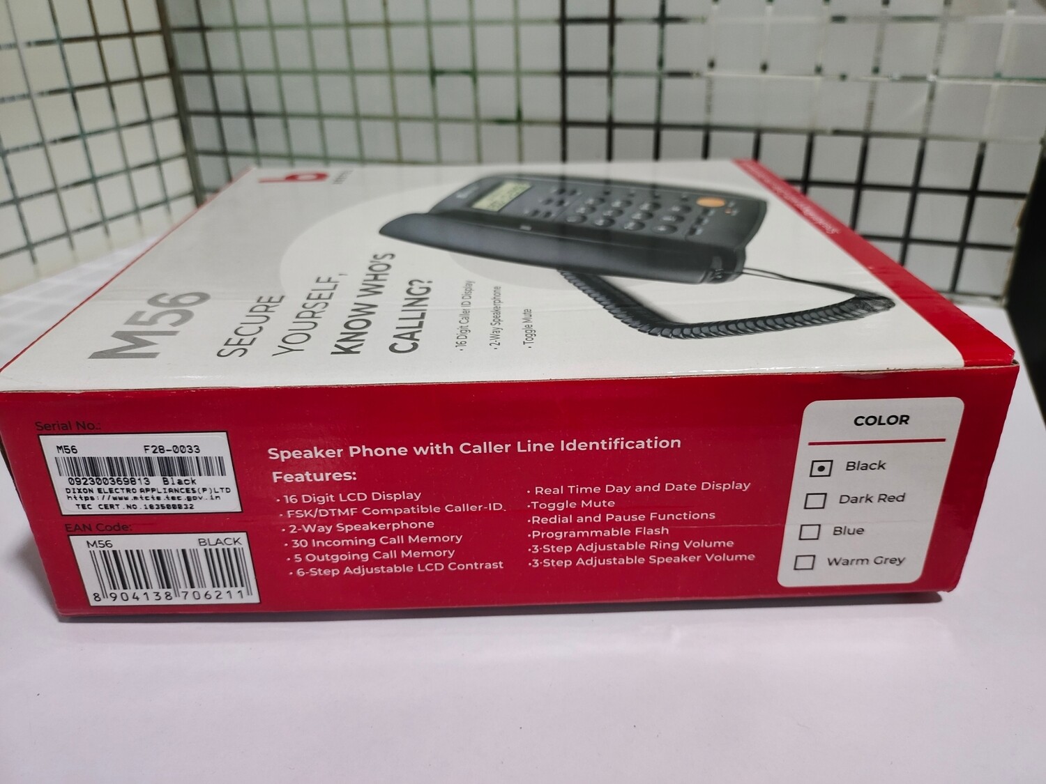 Beetel M56 Caller ID Corded Landline Phone