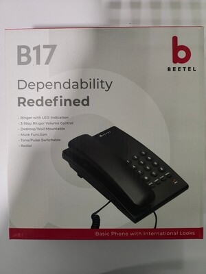 Beetel B17 Corded Landline Phone, Ringer Volume Control