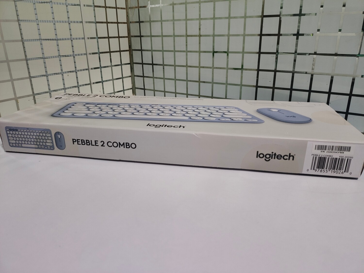 Logitech Pebble 2 Combo Keyboard Mouse, Tonal Blue Logitech Pebble 2 Combo Keyboard Mouse, Tonal Blue