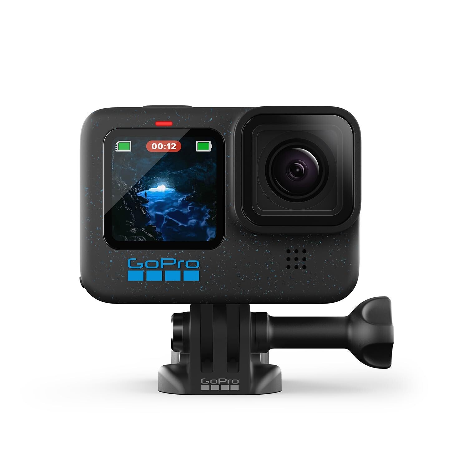 GoPro Hero 12 Waterproof Action Camera, Black GoPro Hero 12 Waterproof Action Camera, Black