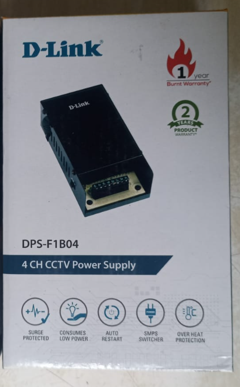 D-Link 4CH CCTV Power Supply (DPS-F1B04)