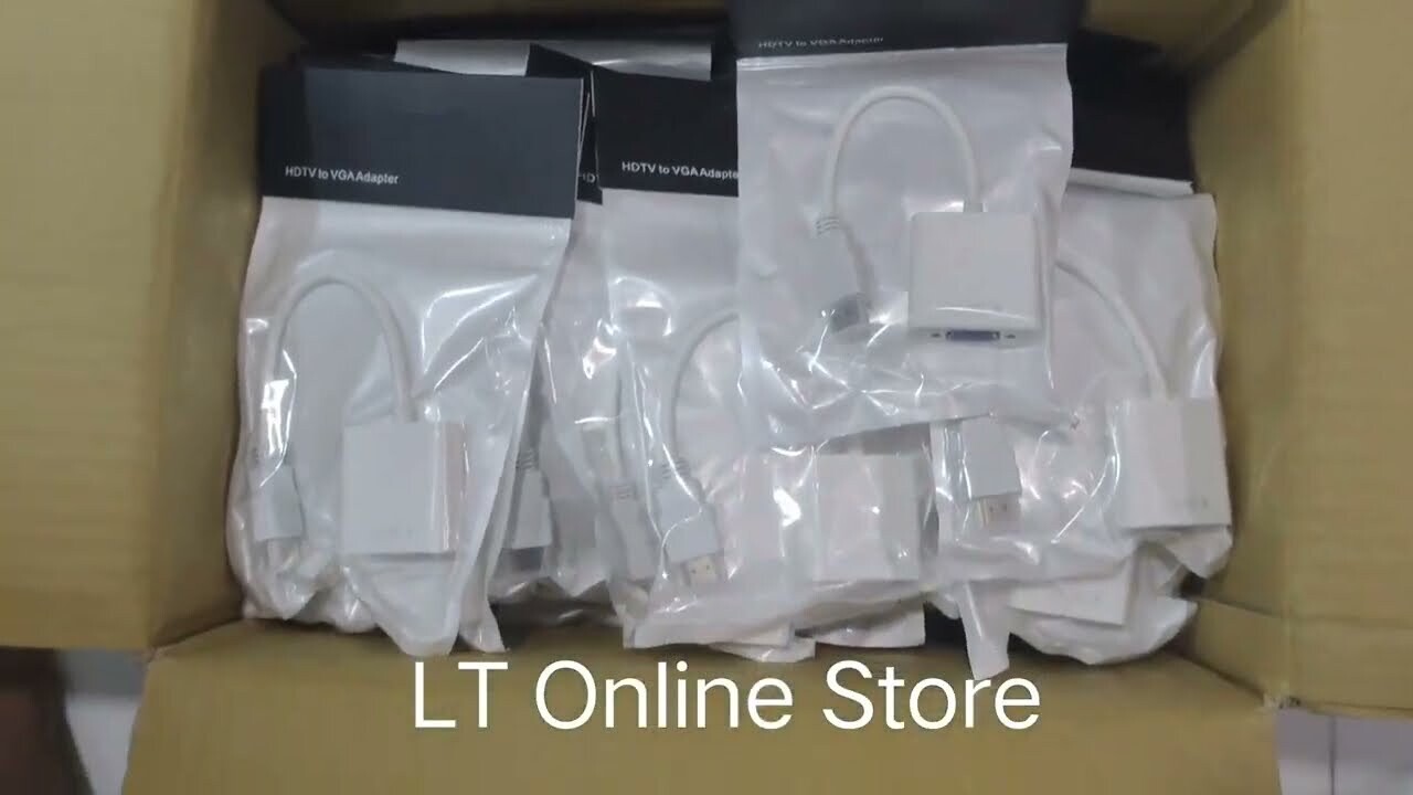 HDMI to VGA Adapter Cable (Pack of 10) HDMI to VGA Adapter Cable (Pack of 10)