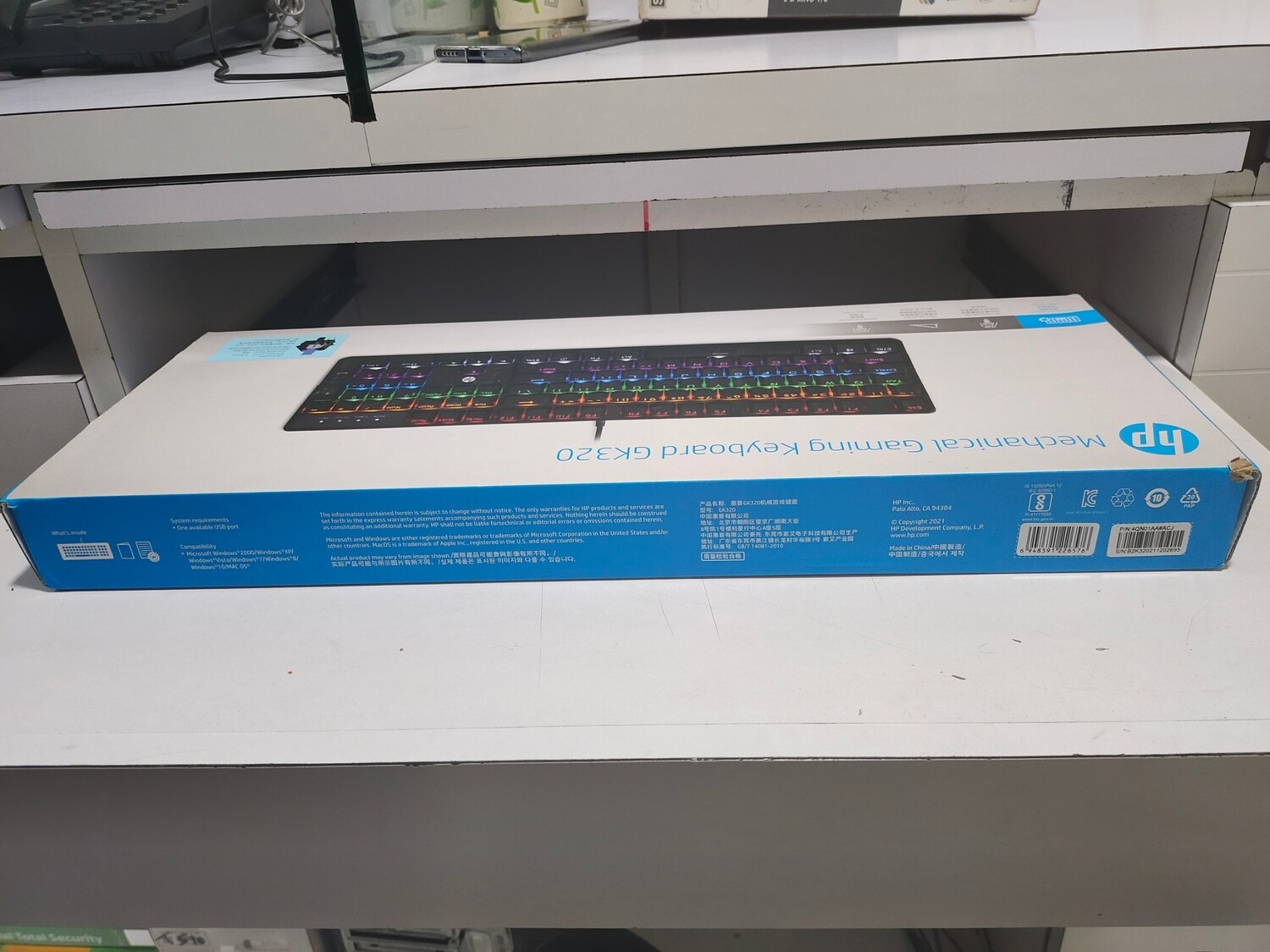 HP GK320 Wired RGB Backlight Mechanical Gaming Keyboard HP GK320 Wired RGB Backlight Mechanical Gaming Keyboard