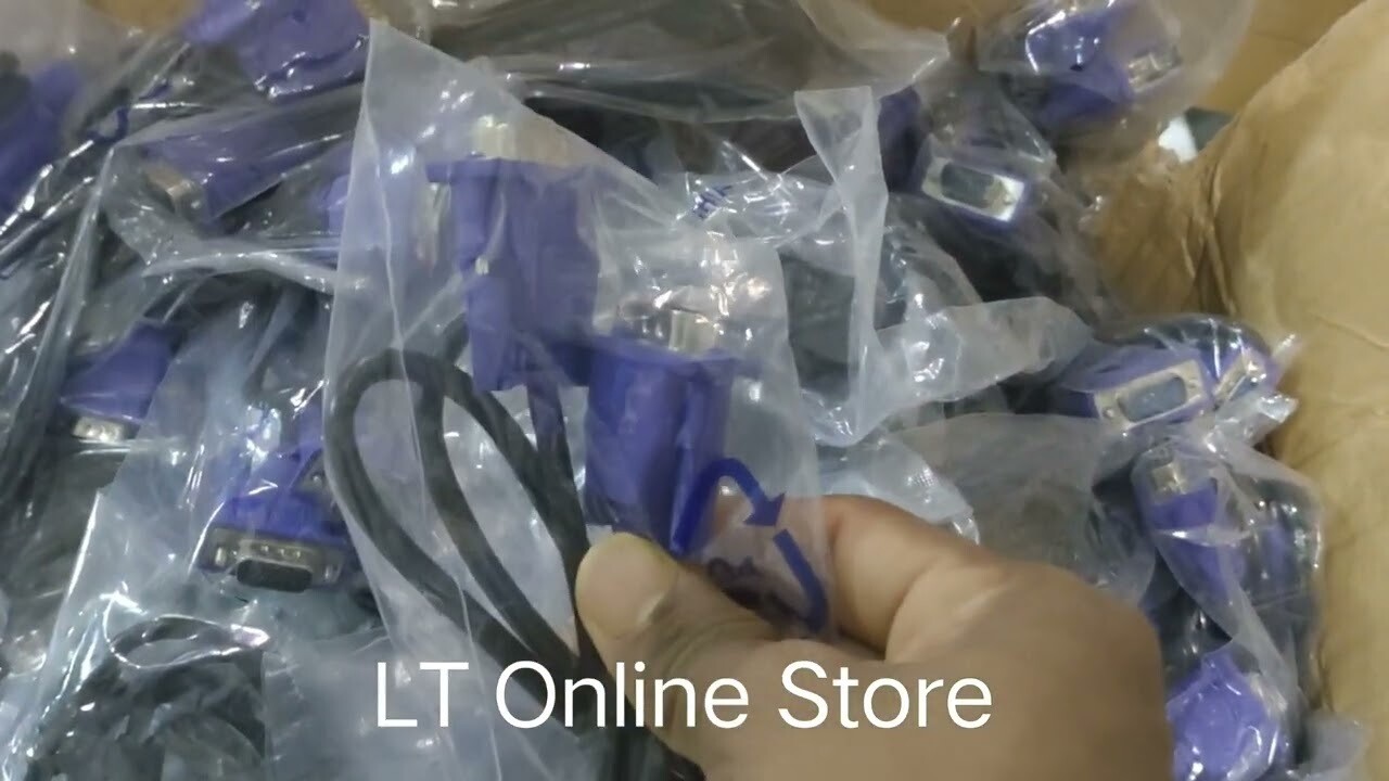 1.5mtr VGA Cable, PVC (Black)