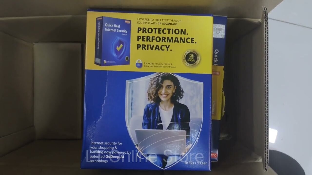 New, 10 User, 1 Year, Quick Heal Internet Security