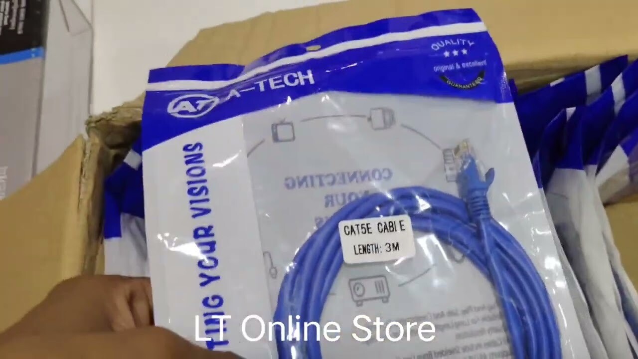 3mtr Cat-5 Patch Cord Lan Cable
