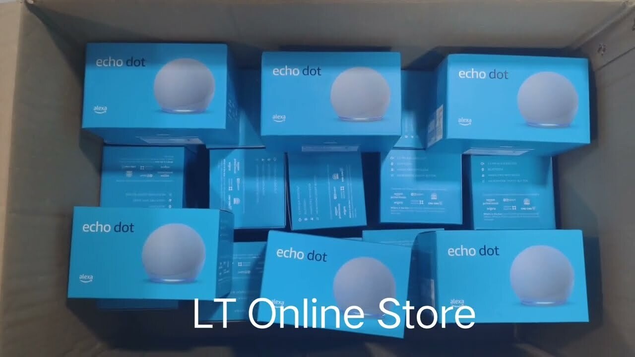 Amazon Echo Dot 4th Gen, Alexa Smart Speaker, Blue