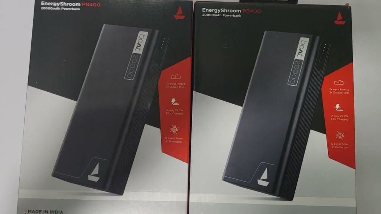 Boat Energyshroom PB400 20000mAh Power bank Boat Energyshroom PB400 20000mAh Power bank