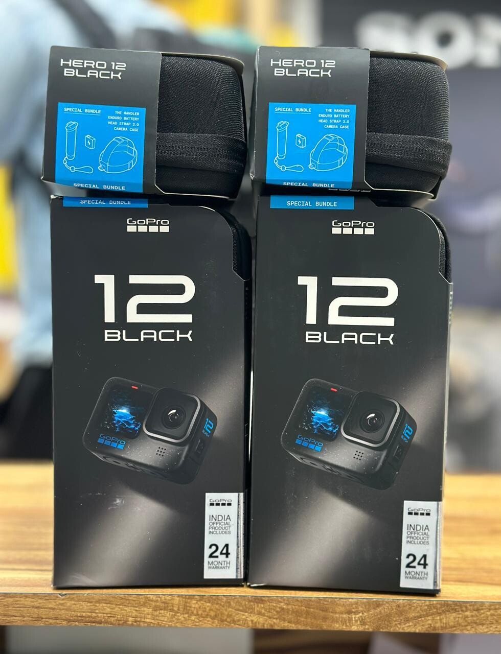 GoPro Hero 12 Waterproof Action Camera, Black GoPro Hero 12 Waterproof Action Camera, Black