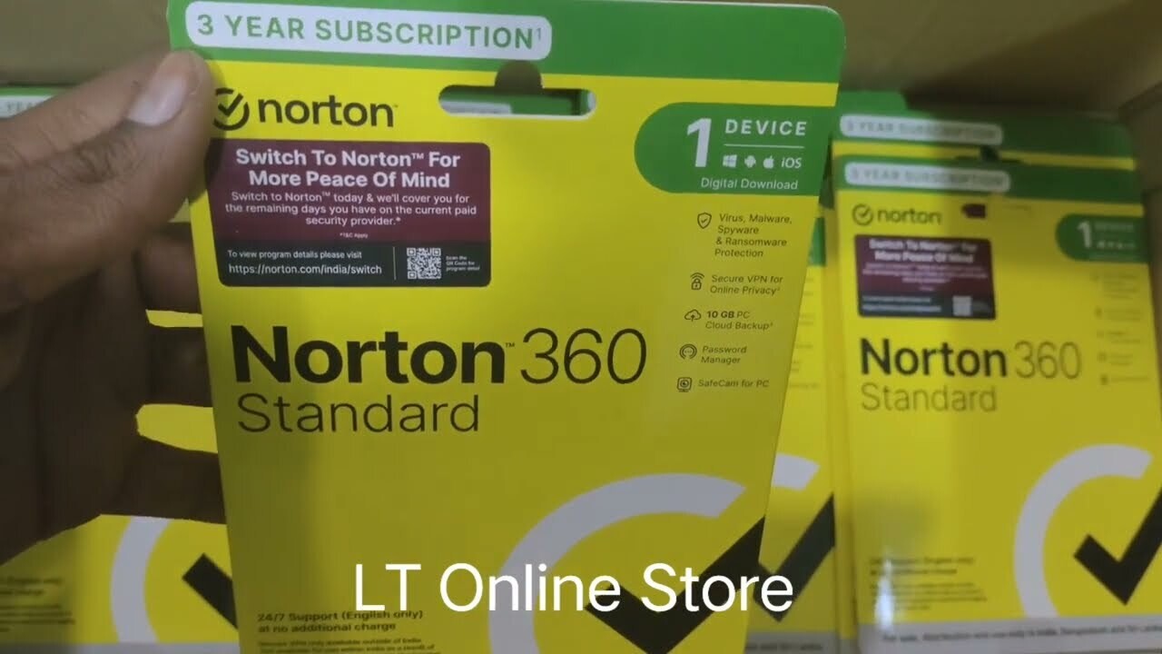 1 User, 3 Year, Norton 360 Standard Total Security 1 User, 3 Year, Norton 360 Standard Total Security
