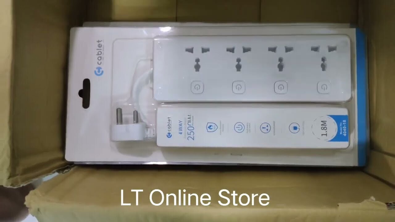 Cablet 4 Universal Socket, 4 Switch and 1.8m Extension Boards Cablet 4 Universal Socket, 4 Switch and 1.8m Extension Boards