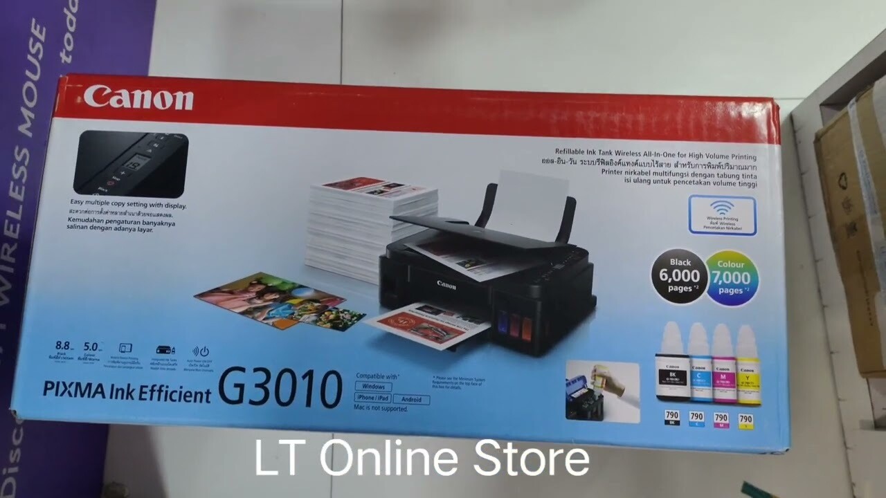 Canon G3010 Multifunction Wi-Fi Ink Tank Printer