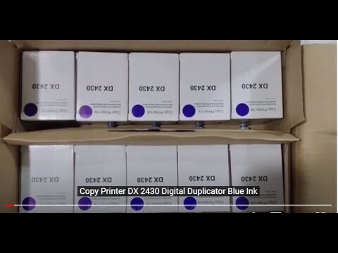 Copy Printer DX 2430 Digital Duplicator Blue Ink Copy Printer DX 2430 Digital Duplicator Blue Ink