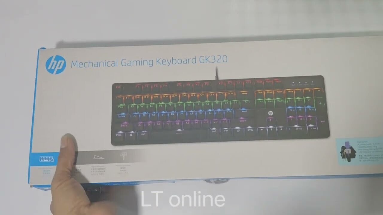 HP GK320 Wired RGB Backlight Mechanical Gaming Keyboard HP GK320 Wired RGB Backlight Mechanical Gaming Keyboard