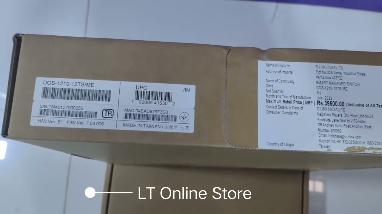 D-Link DGS-1210-12TS/ME 12-Port Gigabit Fiber Metro Ethernet Switch