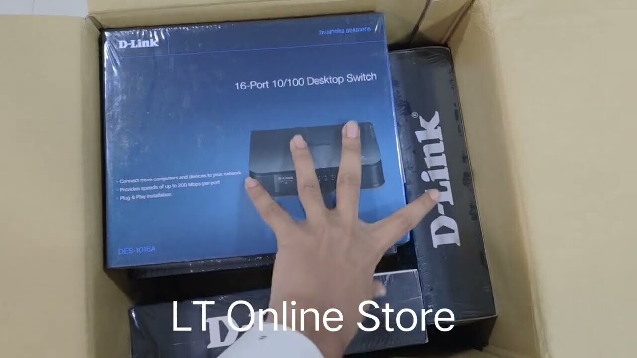 D-Link DES-1016A 16-Port Network Switch