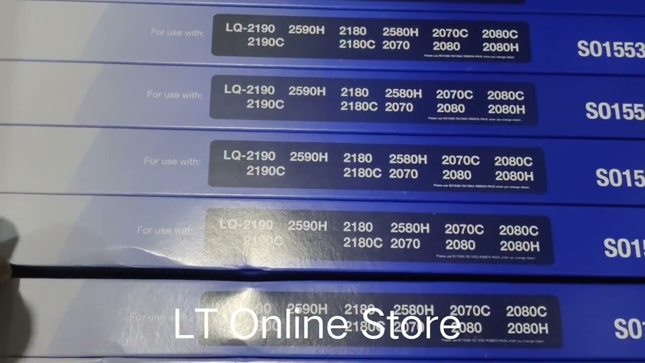 Epson LQ-2190, 2170, 2180, 2590, 2580, 2070, 2080 Ribbon Cartridge Epson LQ-2190, 2170, 2180, 2590, 2580, 2070, 2080 Ribbon Cartridge