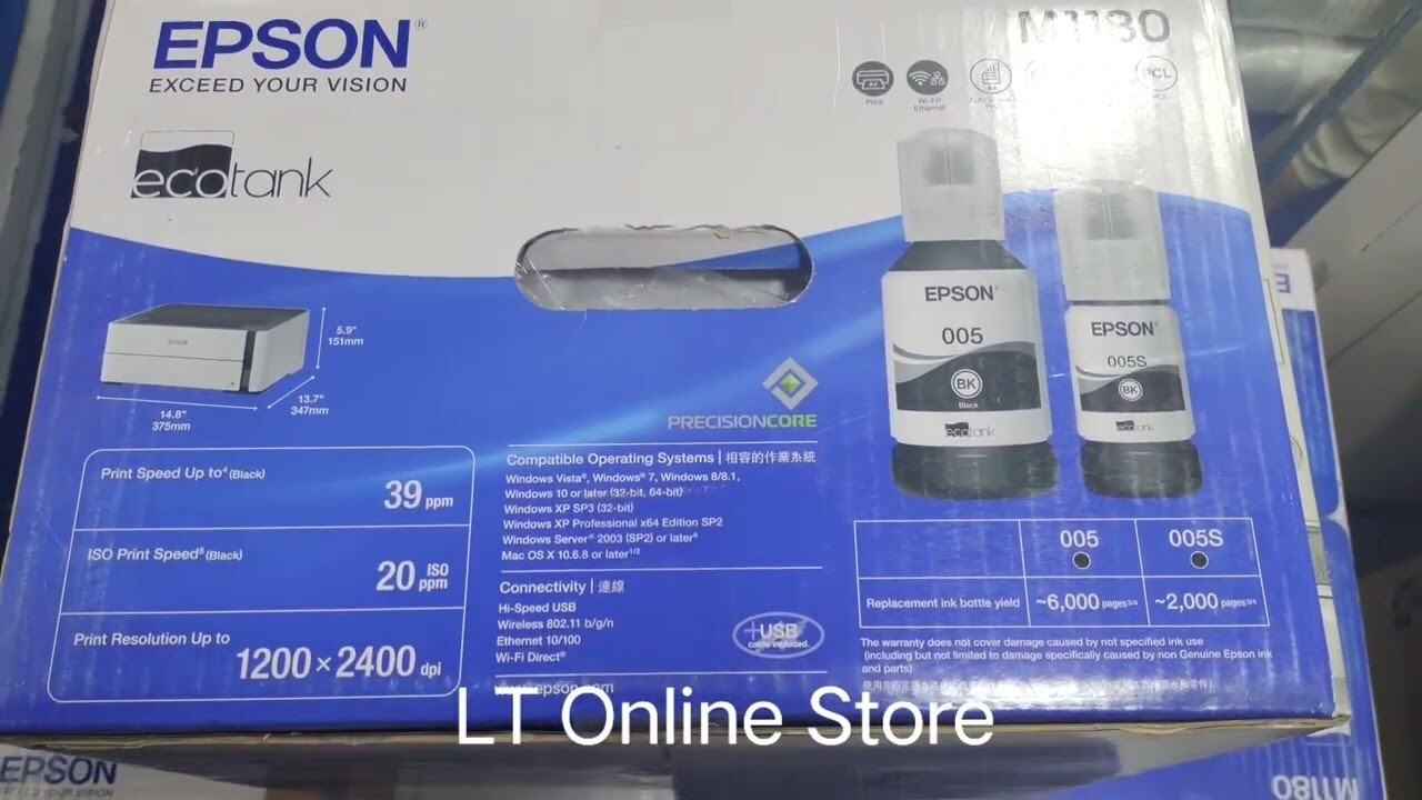 Epson M1180 Duplex Wi-Fi Ink Tank Printer