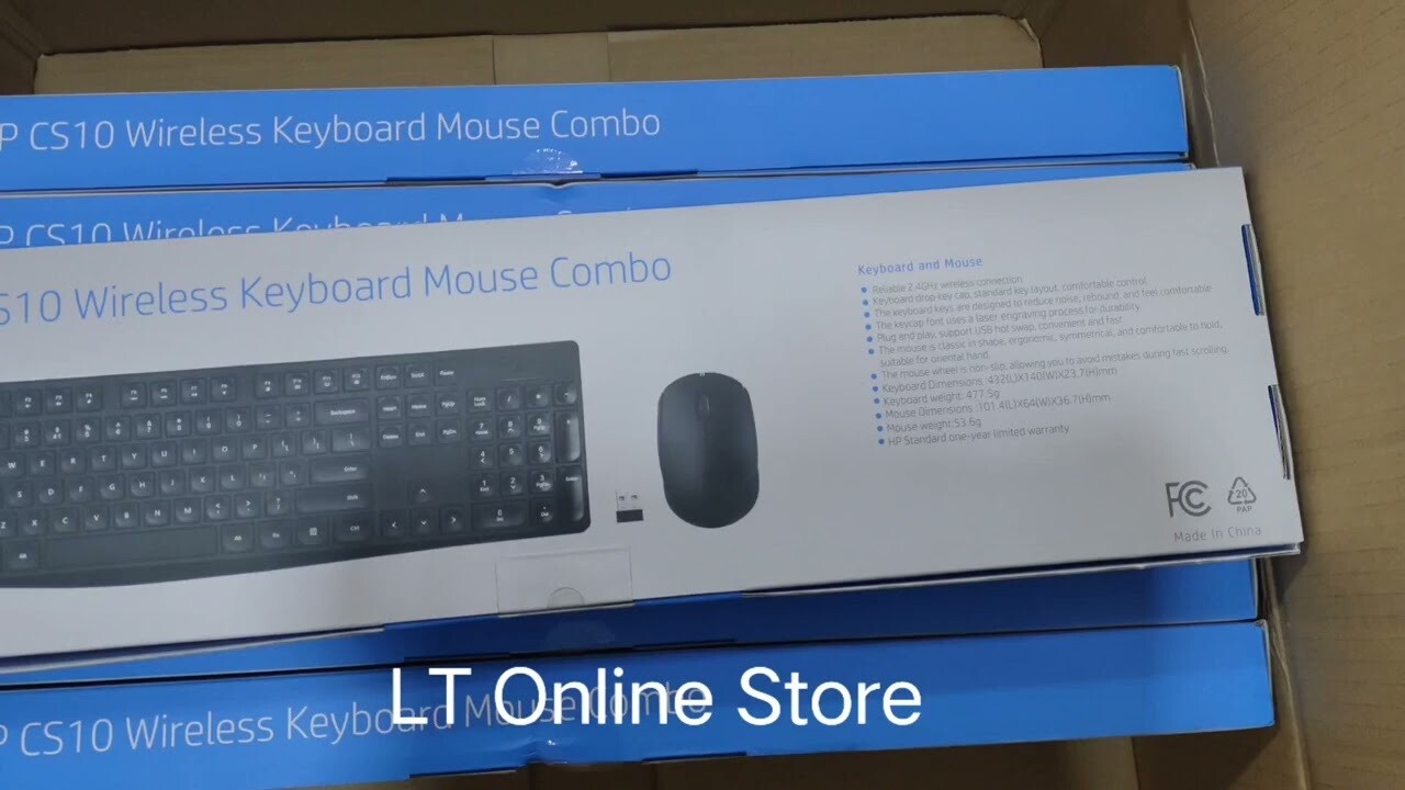 HP CS10 Wireless Keyboard Mouse Combo HP CS10 Wireless Keyboard Mouse Combo