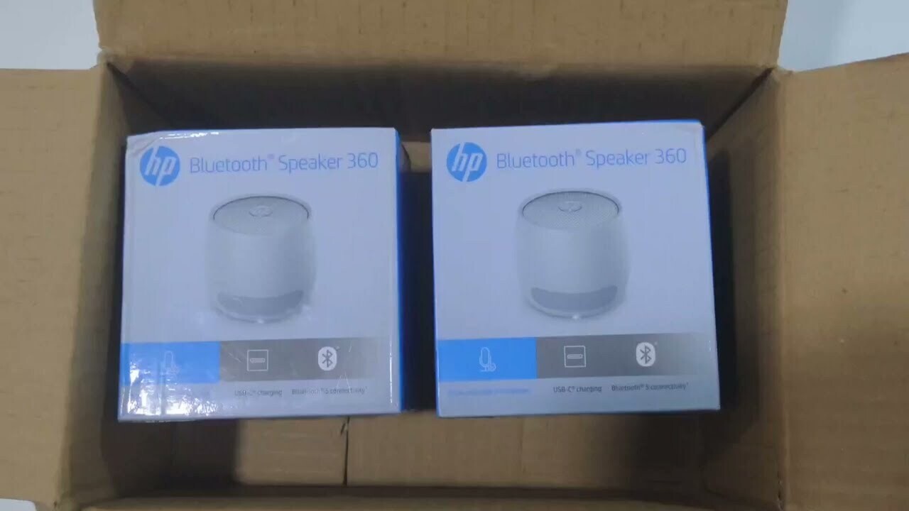 HP 360 Mono Portable Silver Bluetooth Speaker HP 360 Mono Portable Silver Bluetooth Speaker